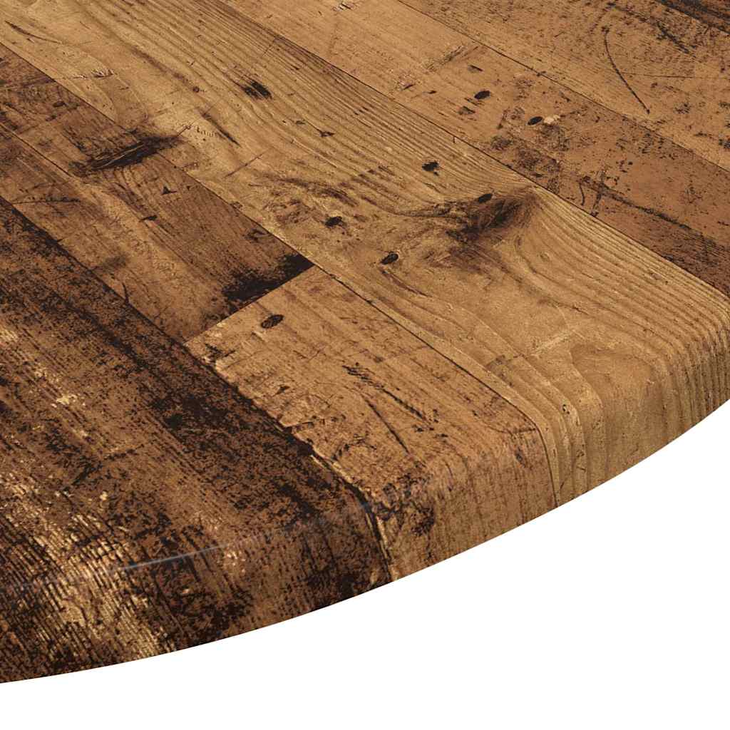 vidaXL Καπάκι τραπεζιού Ø 50 x 1,5 cm Γύρος Επεξεργασμένο Ξύλο