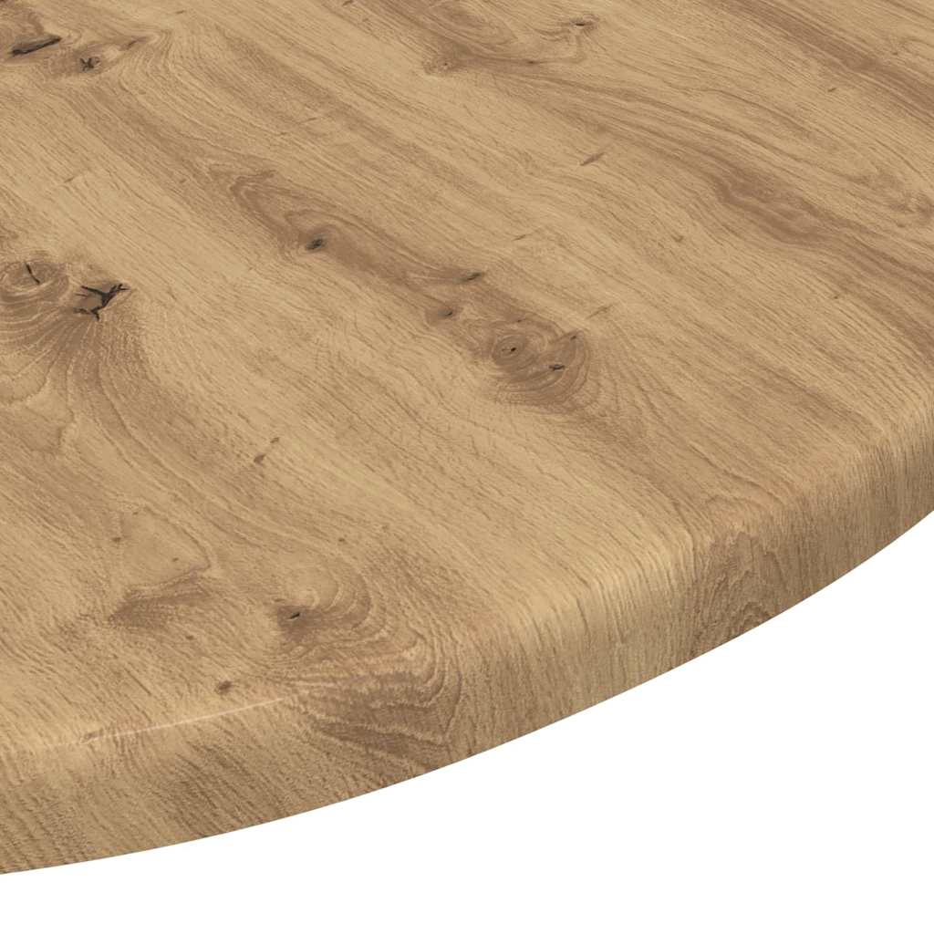 vidaXL Καπάκι τραπεζιού artisan δρυς Ø 50 x 1,5 cm Επεξεργασμένο ξύλο