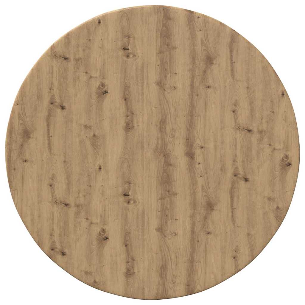 vidaXL Καπάκι τραπεζιού artisan δρυς Ø 50 x 1,5 cm Επεξεργασμένο ξύλο