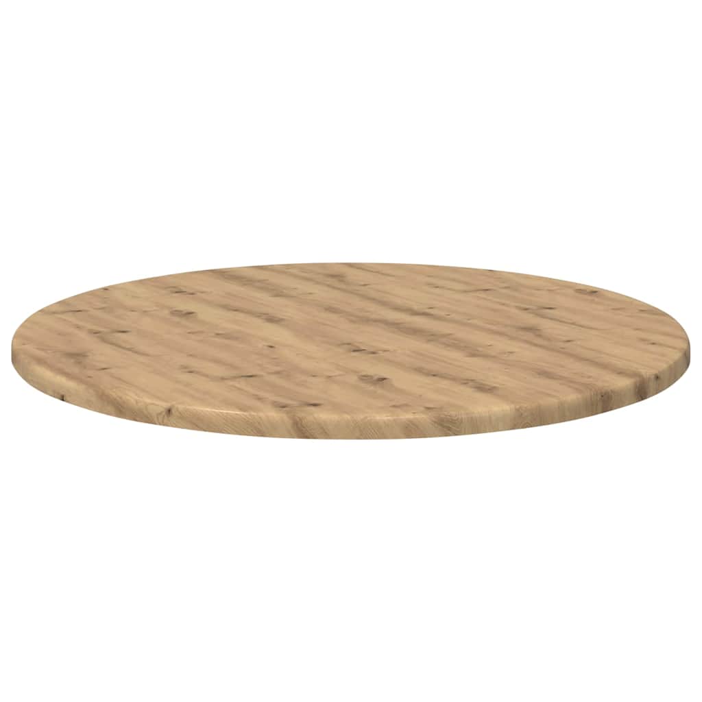 vidaXL Καπάκι τραπεζιού artisan δρυς Ø 50 x 1,5 cm Επεξεργασμένο ξύλο