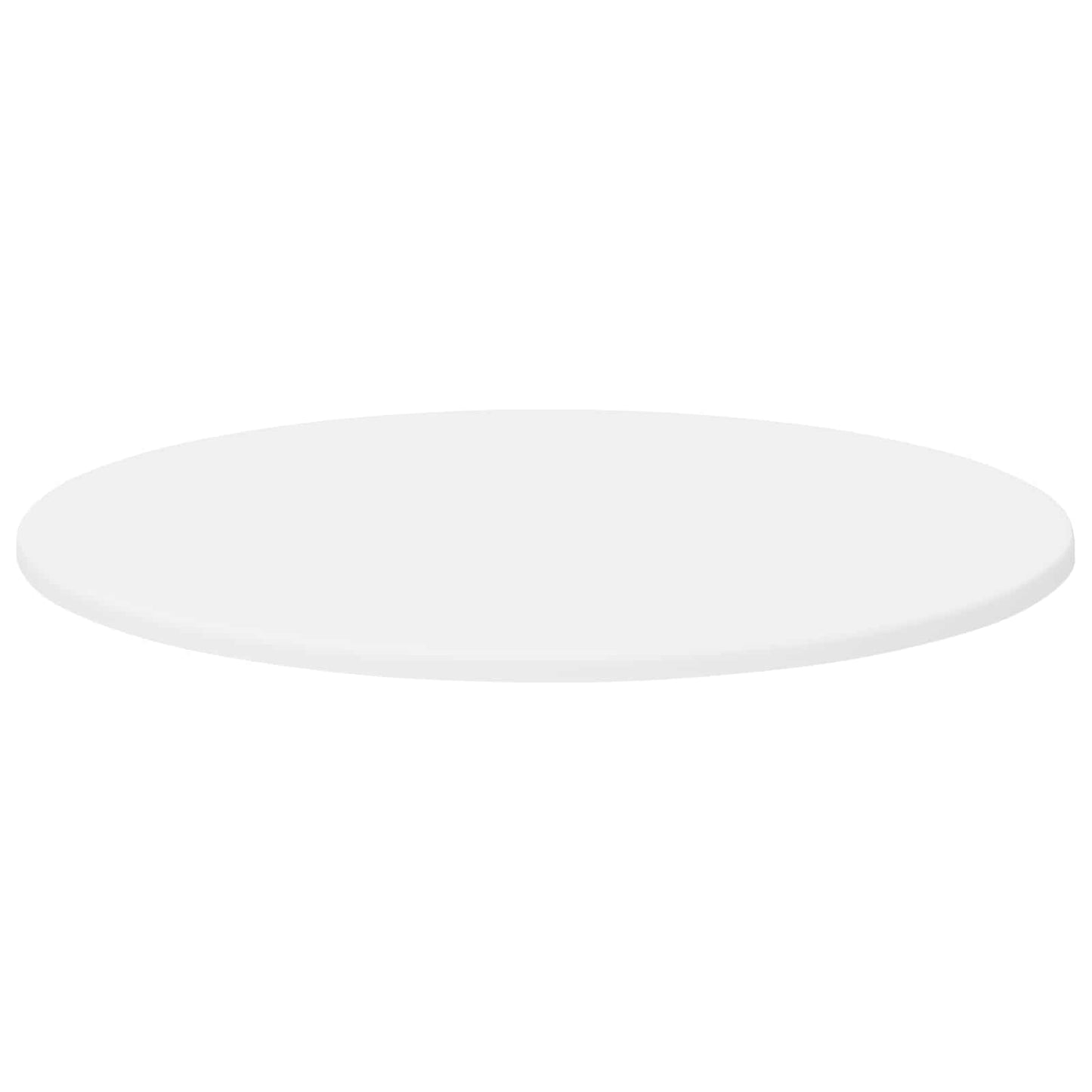 vidaXL Καπάκι τραπεζιού Ø 60 x 1,5 cm Γύρος Επεξεργασμένο Ξύλο Λευκό