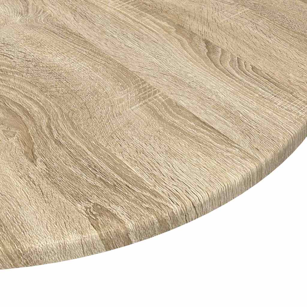 vidaXL Καπάκι τραπεζιού Ø 60 x 1,5 cm Γύρος Επεξεργασμένο Ξύλο