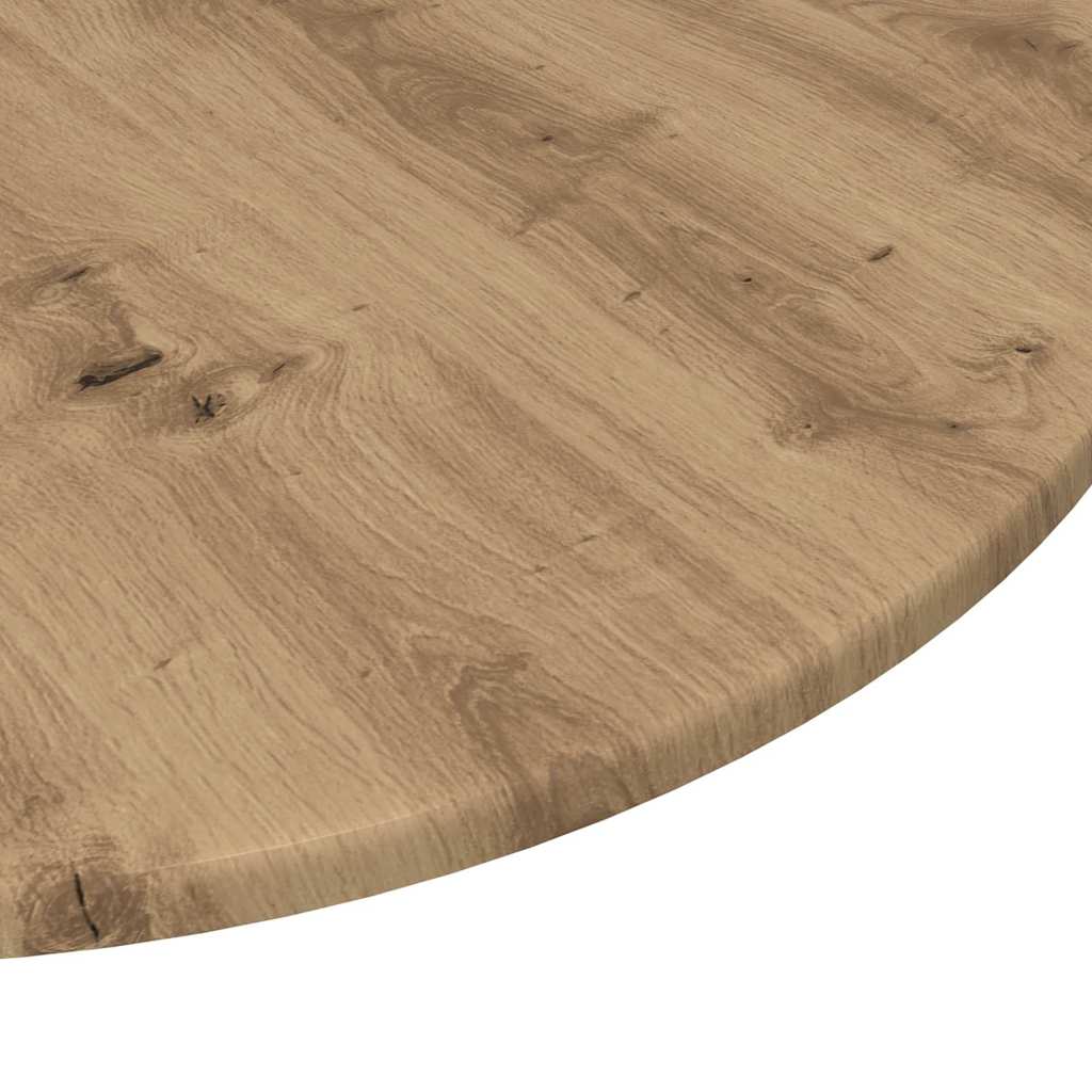 vidaXL Καπάκι τραπεζιού Ø 60 x 1,5 cm Γύρος Επεξεργασμένο Ξύλο