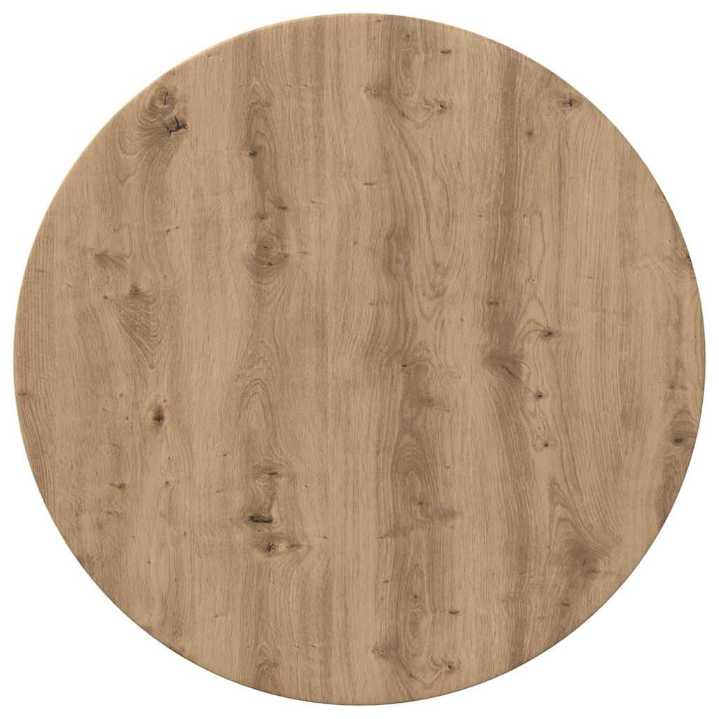 vidaXL Καπάκι τραπεζιού Ø 60 x 1,5 cm Γύρος Επεξεργασμένο Ξύλο