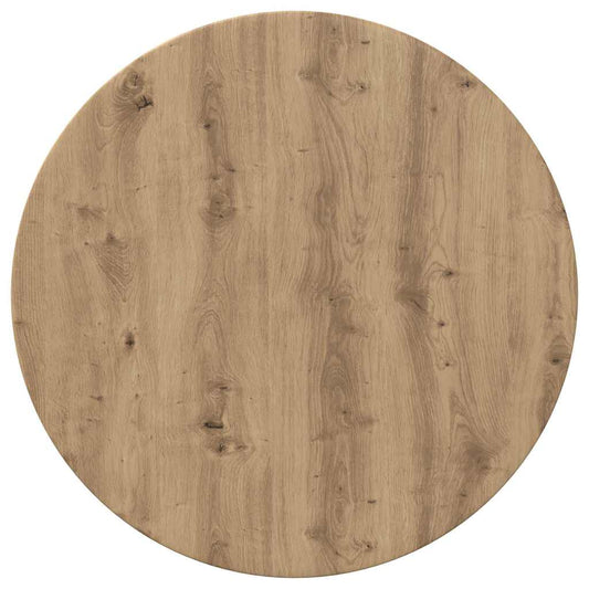 vidaXL Καπάκι τραπεζιού Ø 60 x 1,5 cm Γύρος Επεξεργασμένο Ξύλο