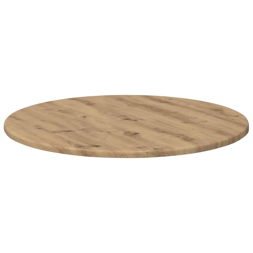vidaXL Καπάκι τραπεζιού Ø 60 x 1,5 cm Γύρος Επεξεργασμένο Ξύλο