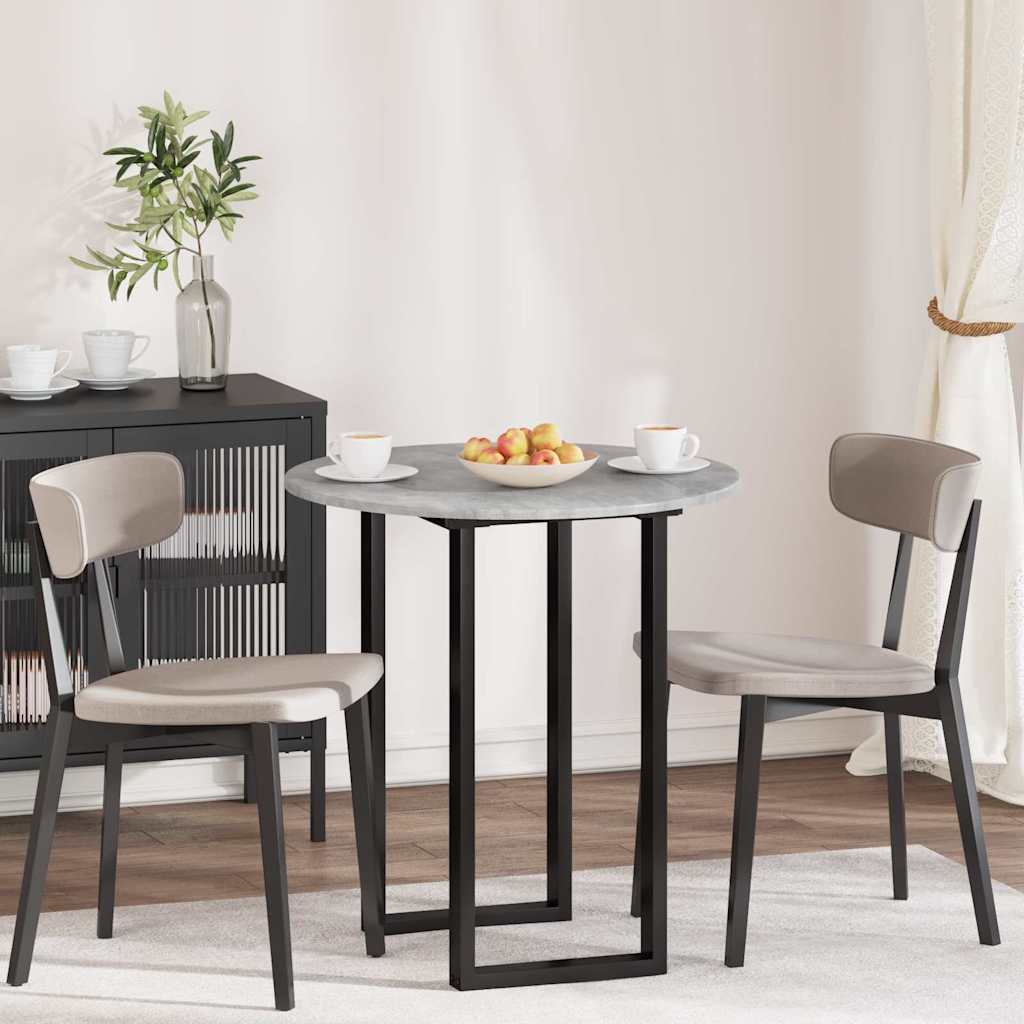 vidaXL Καπάκι τραπεζιού Γκρι σκυροδέματος 70 x 70 x 1,5 cm