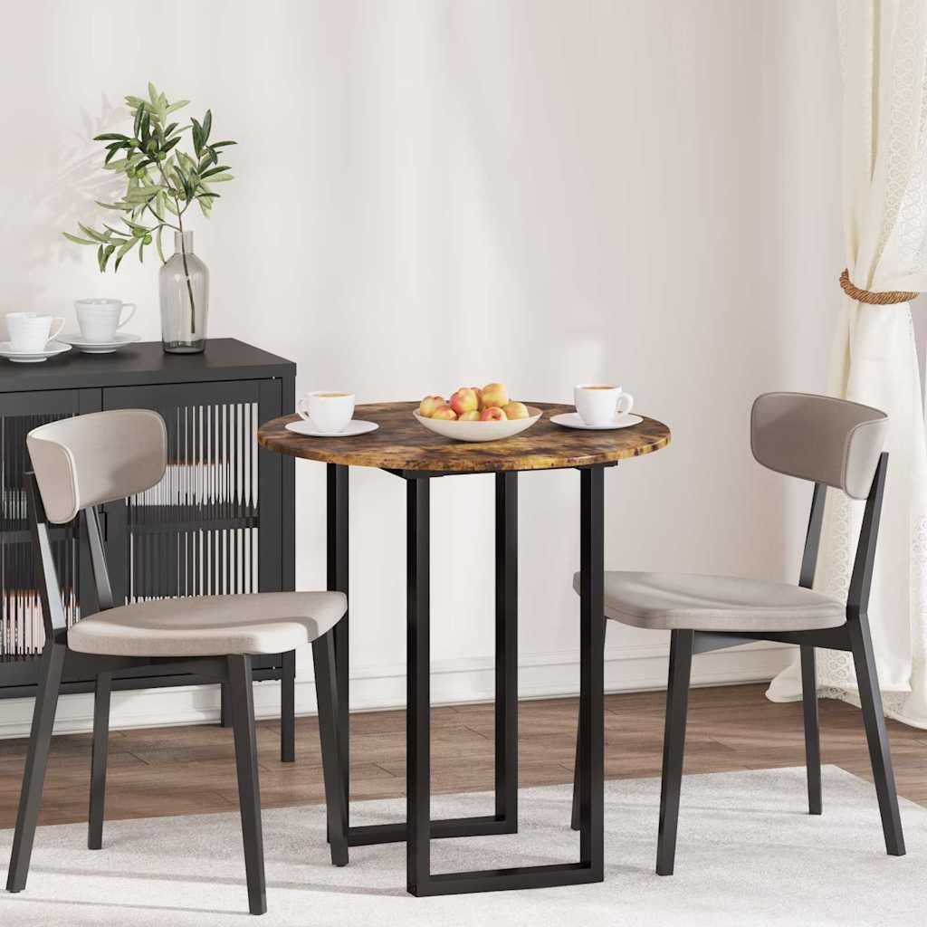 vidaXL Καπάκι τραπεζιού Καπνιστή δρυς 70 x 70 x 1,5 cm