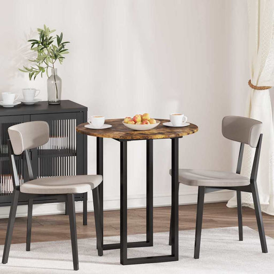 vidaXL Καπάκι τραπεζιού Καπνιστή δρυς 70 x 70 x 1,5 cm