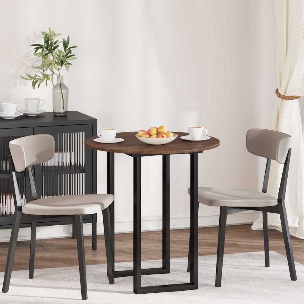 vidaXL Καπάκι τραπεζιού Καφέ δρυς 70 x 70 x 1,5 cm Επεξεργασμένο ξύλο