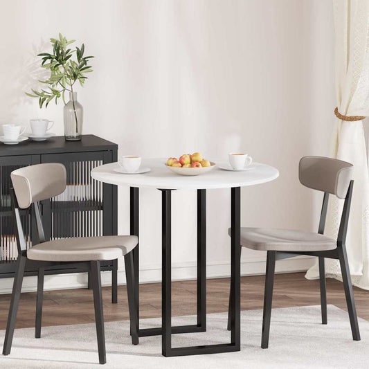 vidaXL Καπάκι τραπεζιού Λευκό 80 x 80 x 1,5 cm Επεξεργασμένο ξύλο