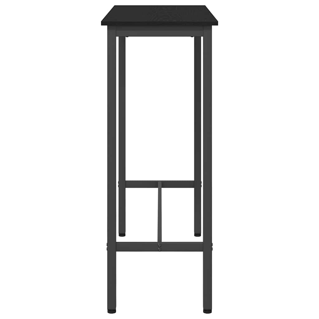 vidaXL τραπέζι Μαύρη Οξυά 100 x 40 x 100,5 εκ