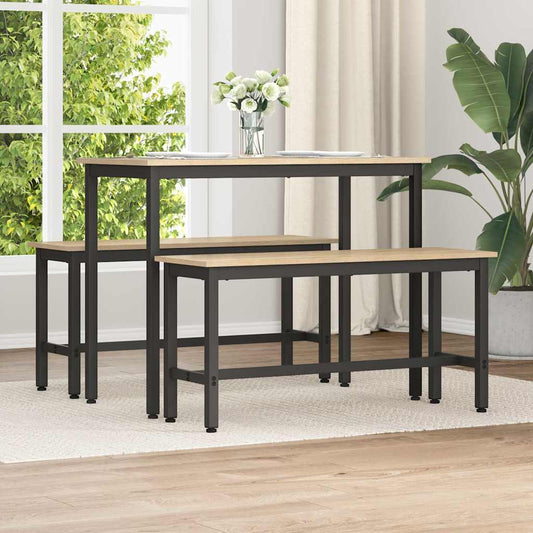 vidaXL Καθιστικό Σαλονιού Δρύς Sonoma 100 x 32,5 x 48,5 εκ.