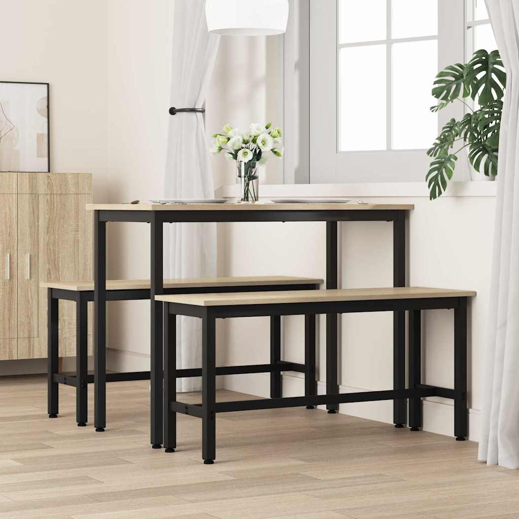 vidaXL Καθιστικό Σαλονιού Δρύς Sonoma 100 x 32,5 x 48,5 εκ.