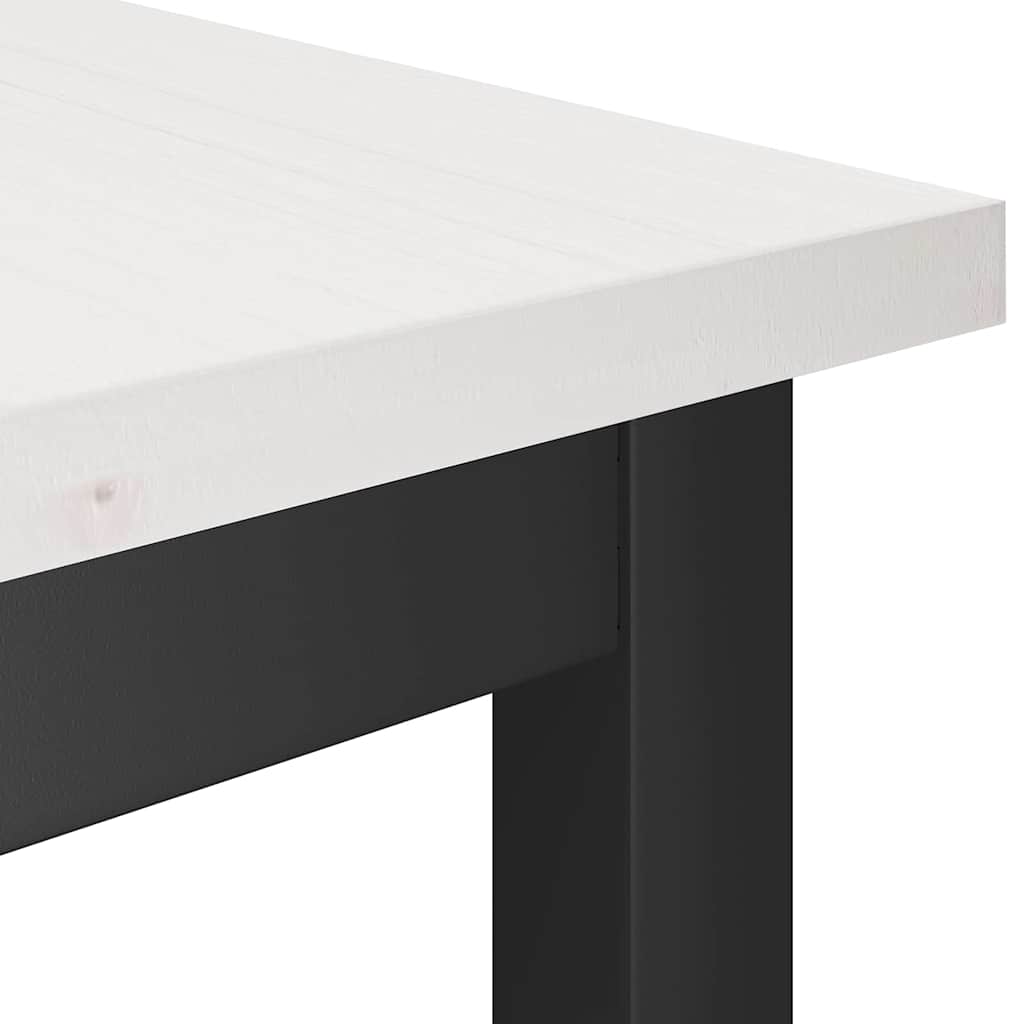 vidaXL Καθιστικό Σαλονιού 2 pcs Λευκό 100 x 32,5 x 49 εκ