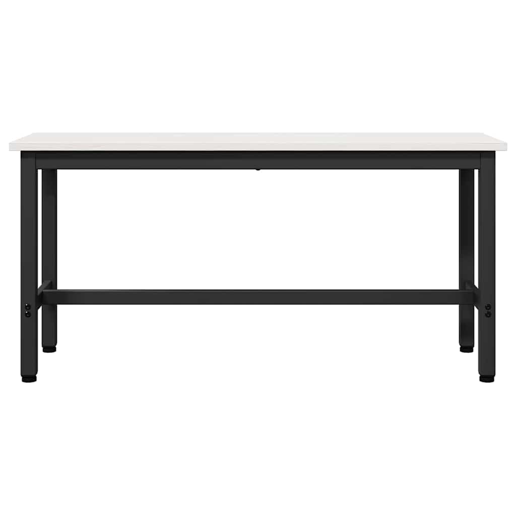 vidaXL Καθιστικό Σαλονιού 2 pcs Λευκό 100 x 32,5 x 49 εκ