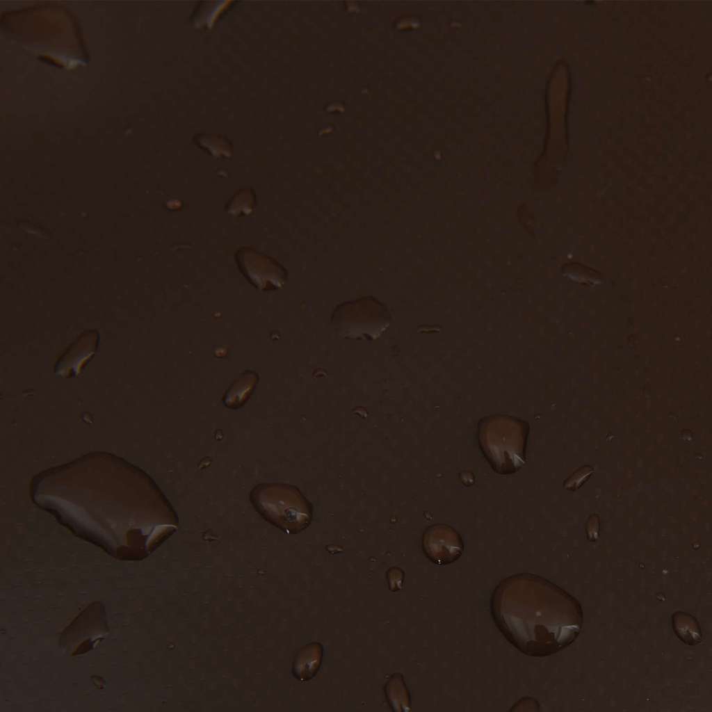 vidaXL Τέντα 650g / m² Καφέ 6 x 8 m Καμβάς με επικάλυψη PVC