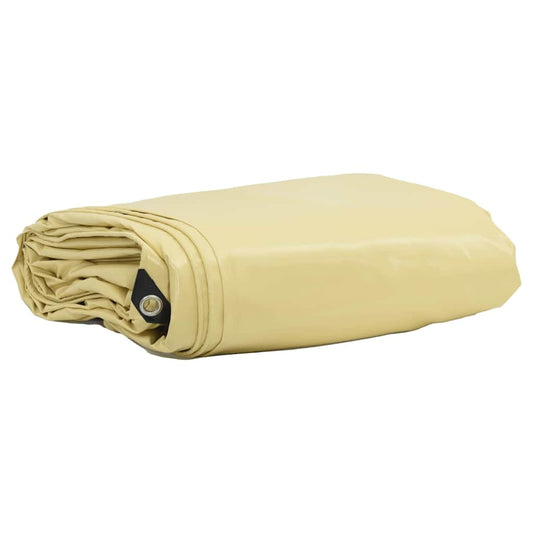 vidaXL Τέντα 650g / m² Μπεζ 2 x 3 m Καμβάς με επικάλυψη PVC