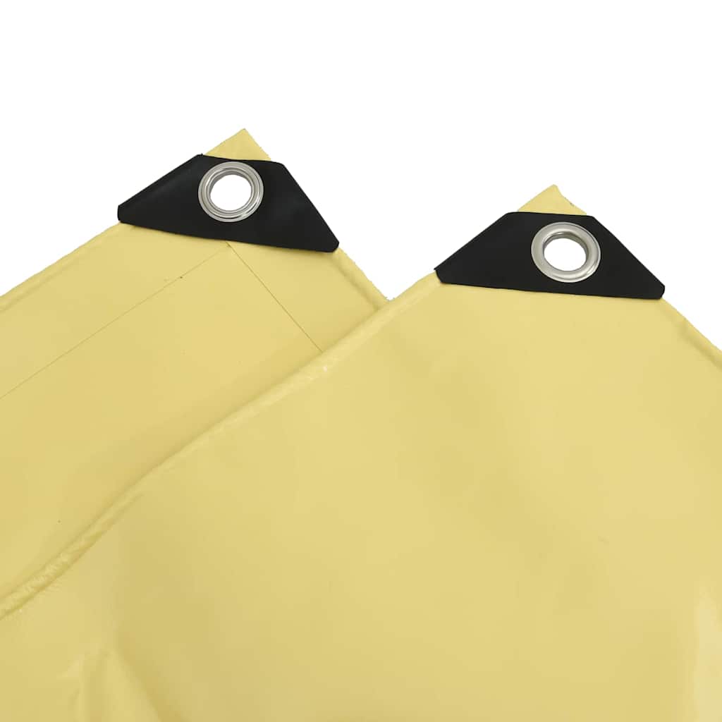 vidaXL Τέντα 650g / m² Μπεζ 5 x 7 m Καμβάς με επικάλυψη PVC