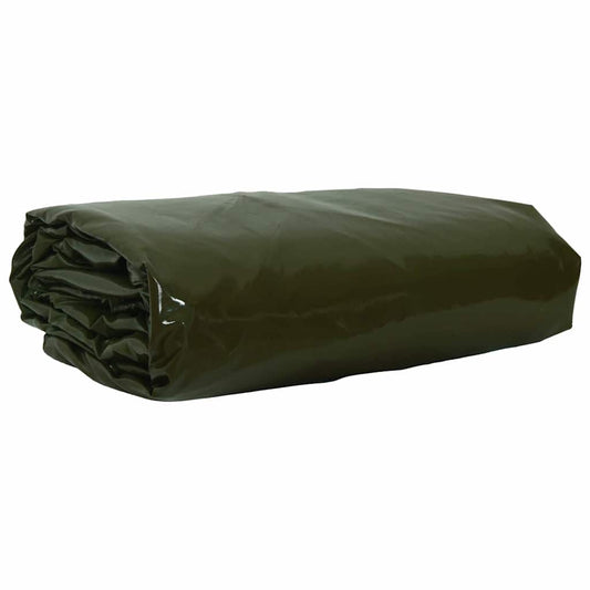 vidaXL Τέντα 650g / m² Λαδί 1,5 x 10 m Καμβάς με επικάλυψη PVC