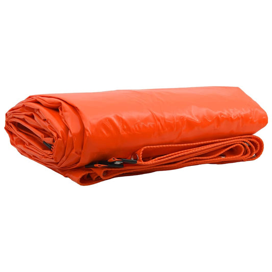 vidaXL Τέντα 650g / m² Πορτοκαλί 3 x 5 m Καμβάς με επικάλυψη PVC