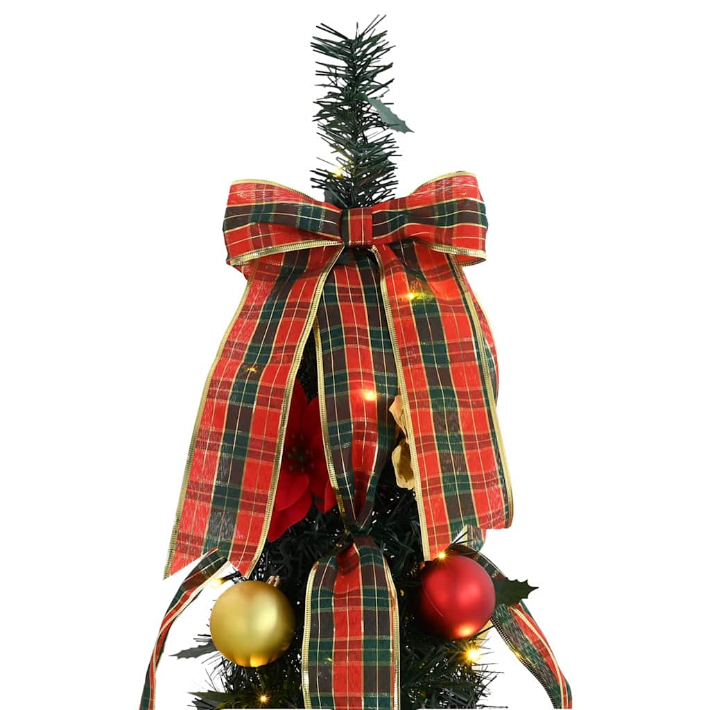 vidaXL Τεχνητό Χριστουγεννιάτικο Δέντρο με 50 LED Πράσινο 120 cm PVC