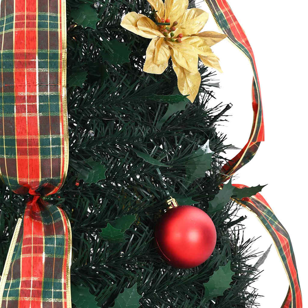 vidaXL Τεχνητό Χριστουγεννιάτικο Δέντρο με 50 LED Πράσινο 120 cm PVC