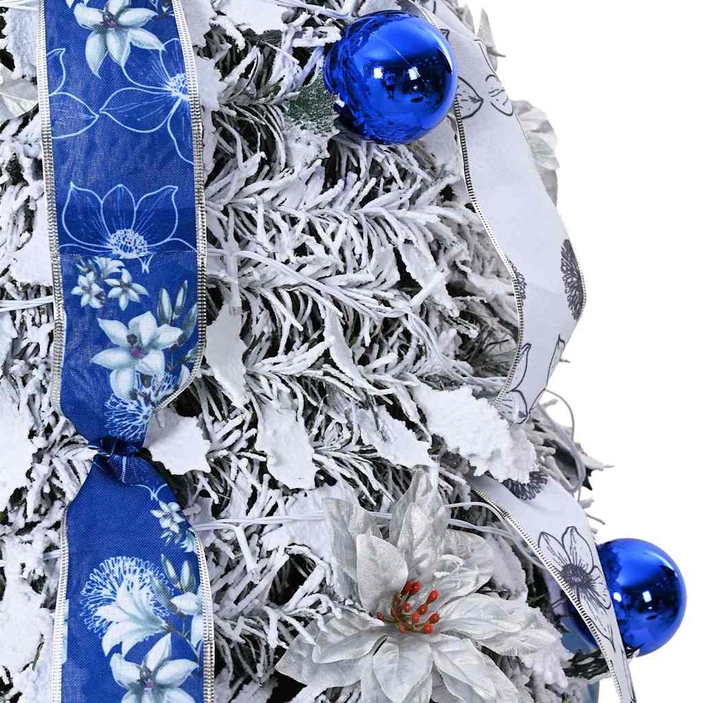 vidaXL Τεχνητό Χριστουγεννιάτικο Δέντρο με 150 LED Πράσινο 180 cm PVC