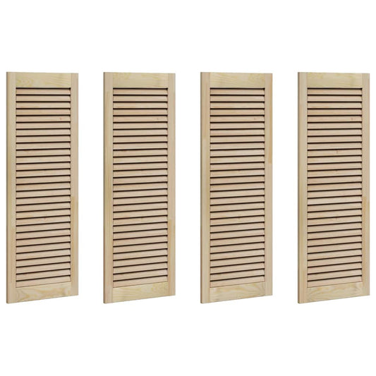 vidaXL Πόρτα Ντουλάπας με πόρτα 4 pcs Φυσικό 140.5 x 2.1 x 49.5 cm