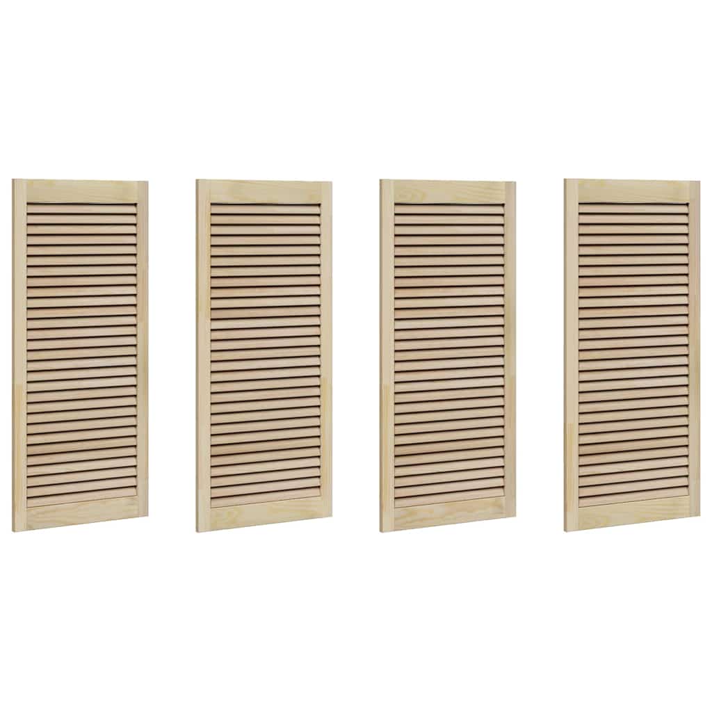 vidaXL Πόρτα Ντουλάπας με πόρτα 4 pcs Φυσικό 140.5 x 2.1 x 49.5 cm