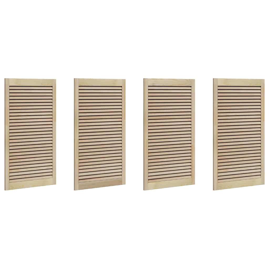 vidaXL Πόρτα Ντουλάπας με πόρτα 4 pcs Φυσικό 140.5 x 2.1 x 49.5 cm