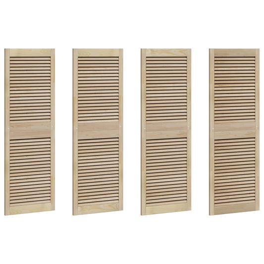 vidaXL Πόρτα Ντουλάπας με πόρτα 4 pcs Φυσικό 140.5 x 2 x 59.5 εκ