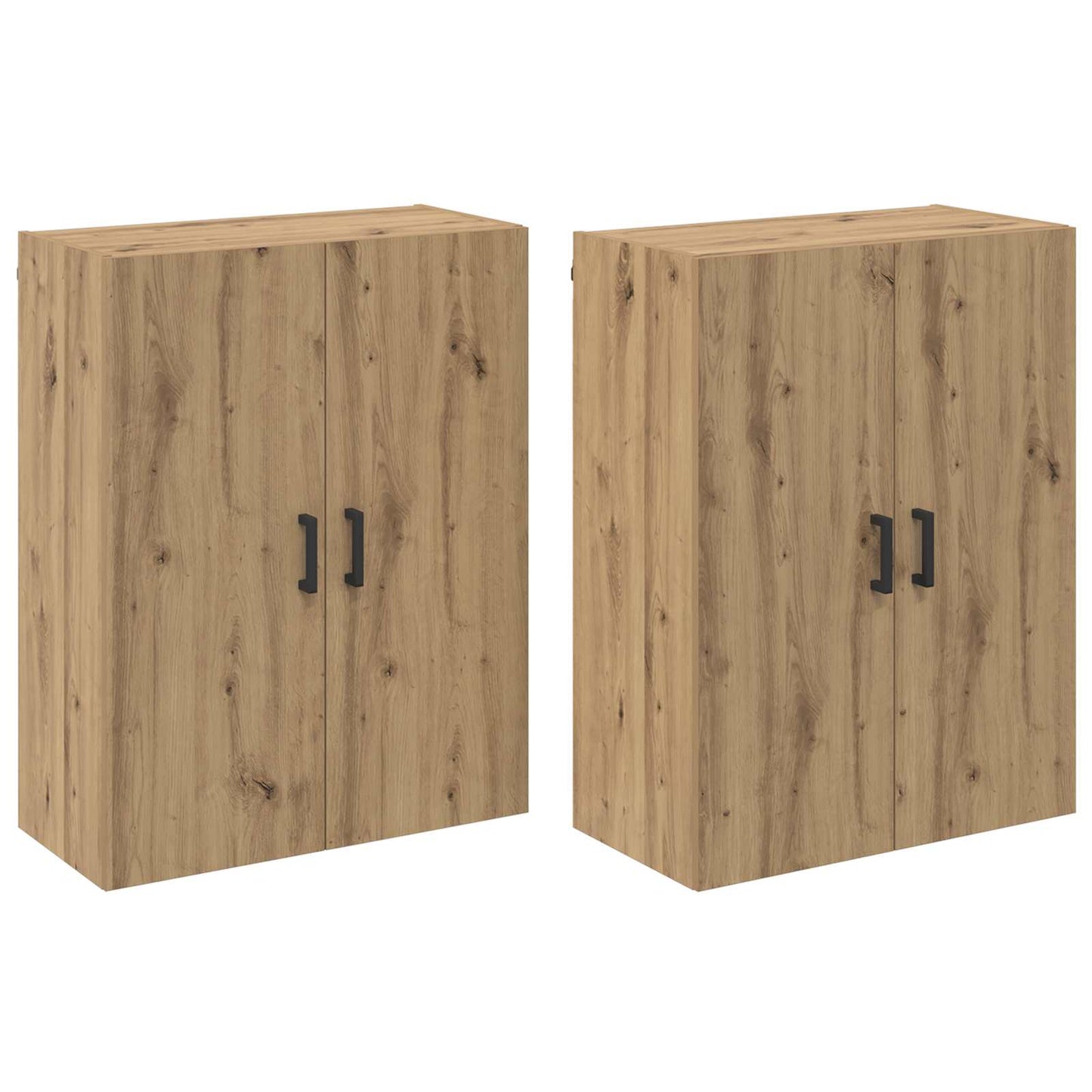 vidaXL Τοίχου Ντουλάπα Επιτοίχιο 2 pcs Artisan Oak 69,5 x 34 x 90 εκ.