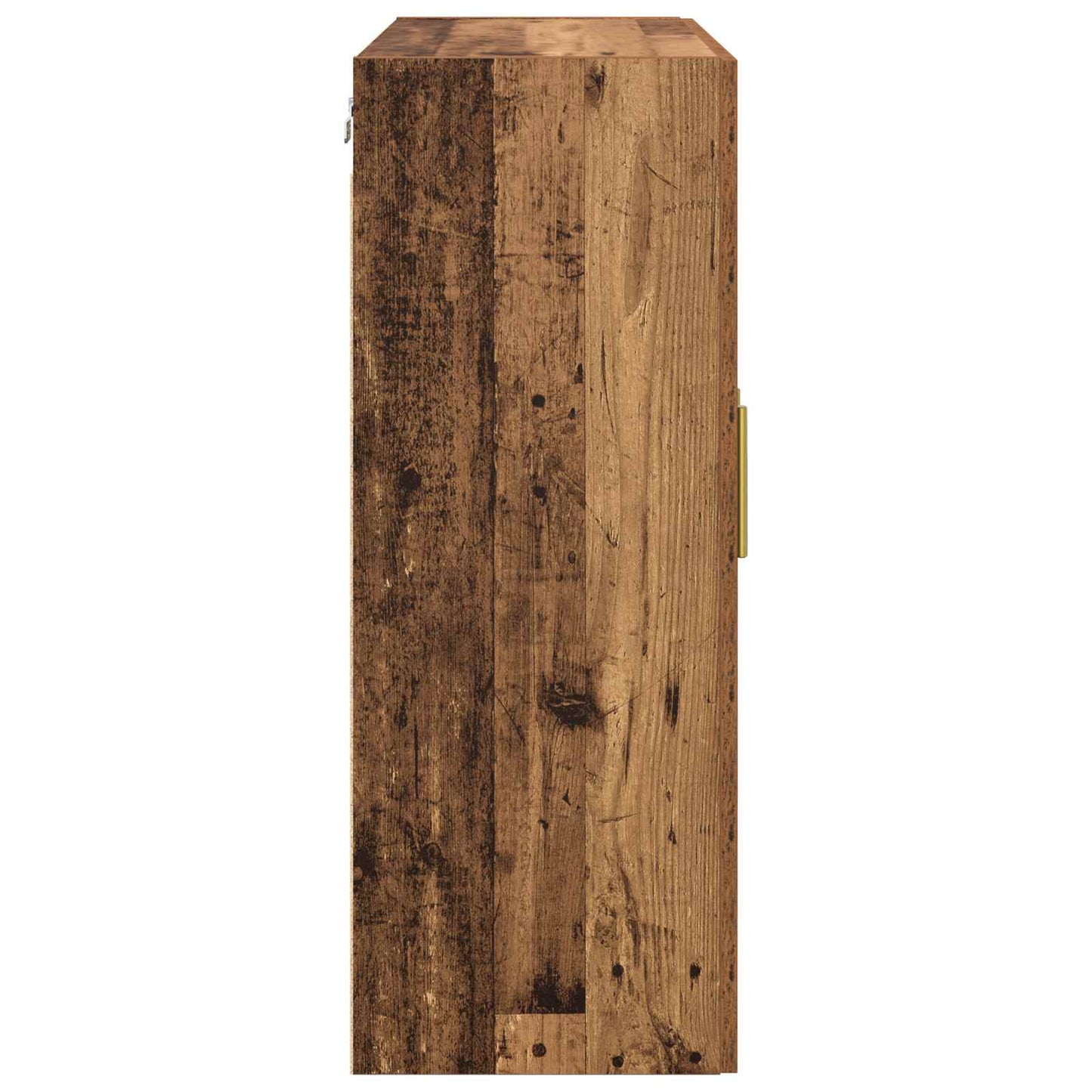 vidaXL Τοίχου Ντουλάπα Επιτοίχιο 2 pcs Παλιό ξύλο 69,5 x 34 x 90 εκ.