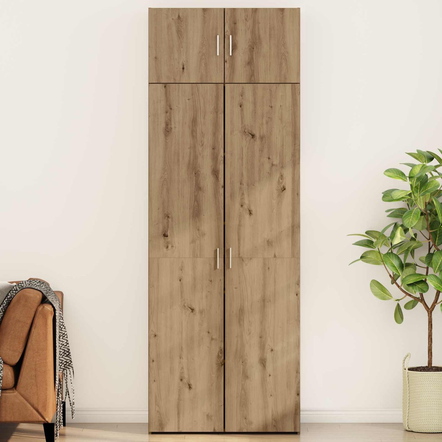 vidaXL Ντουλάπι αποθήκευσης 3 pcs Artisan Oak
