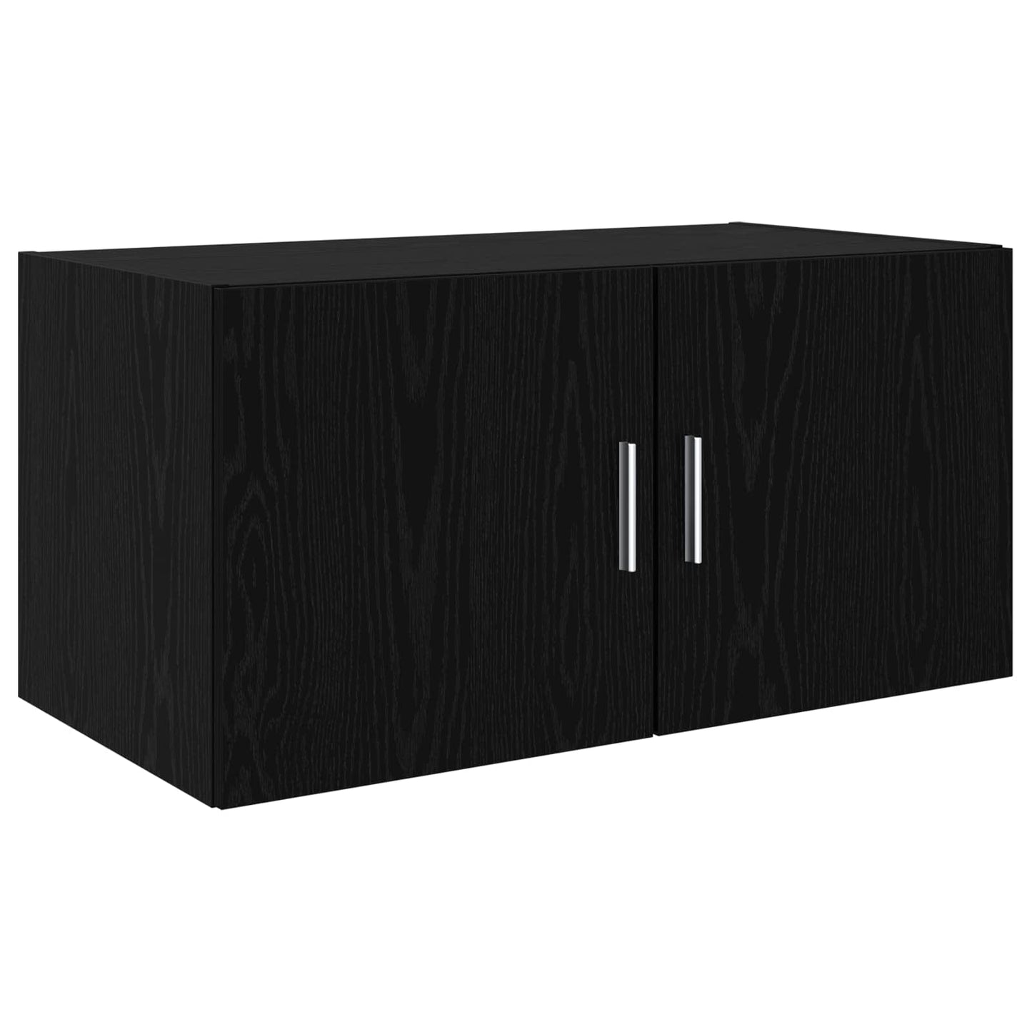 vidaXL Ντουλάπι αποθήκευσης 3 τμχ. Μαύρη Οξυά 80 x 42,5 x 225 εκ
