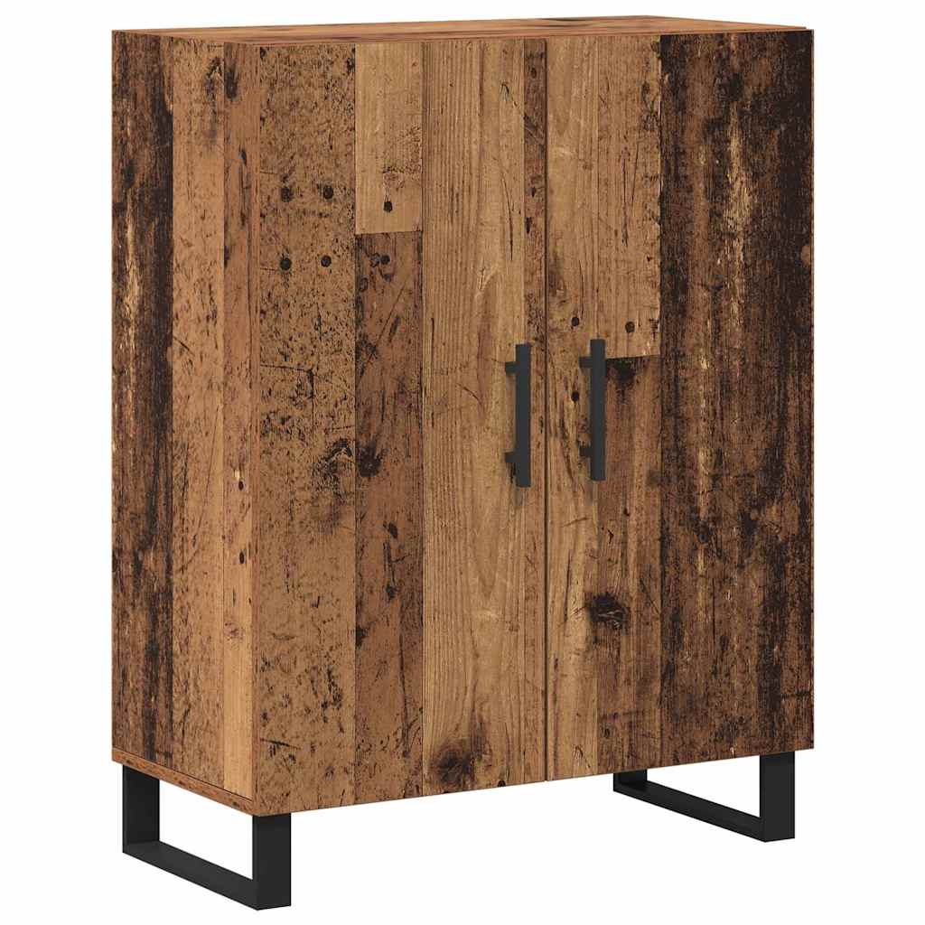 vidaXL Highboard 2 pcs Παλαιό ξύλο Επεξεργασμένο ξύλο