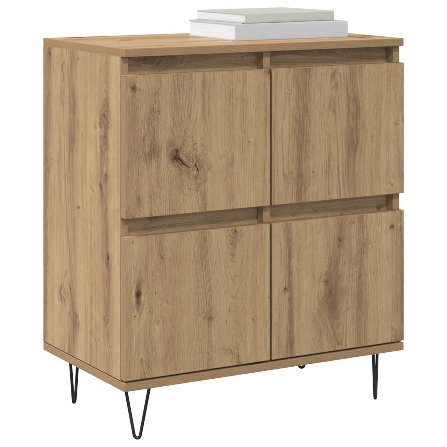 vidaXL Παραδοσιακά Πλευρικά Έπιπλα 3 pcs Artisan Oak