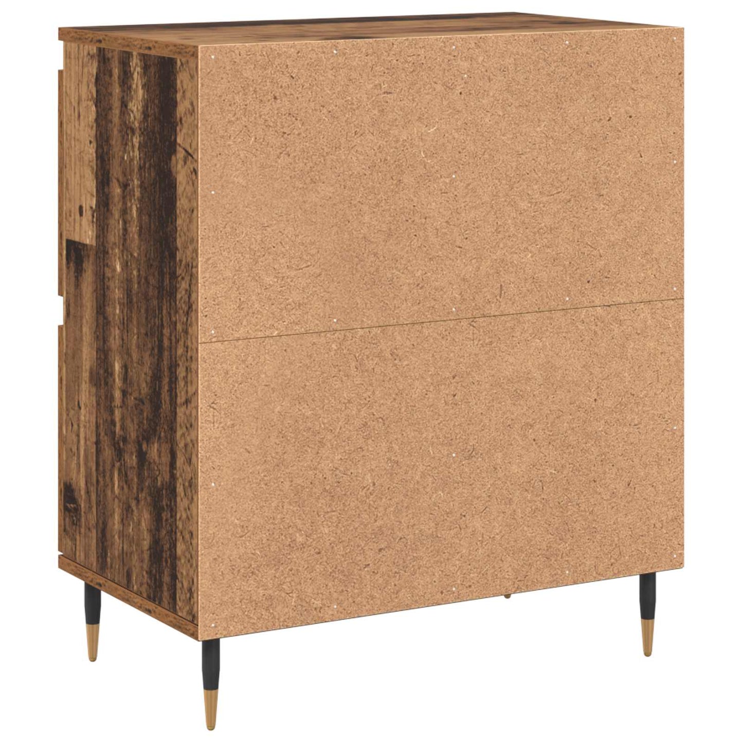 vidaXL Ντουλάπι αποθήκευσης 2 pcs Παλιό ξύλο 60 x 35 x 70 cm