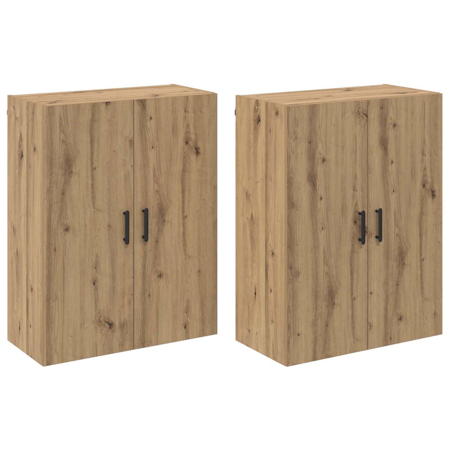 vidaXL Τοίχου Ντουλάπα Επιτοίχιο 2 pcs Artisan Oak 69,5 x 34 x 90 εκ.