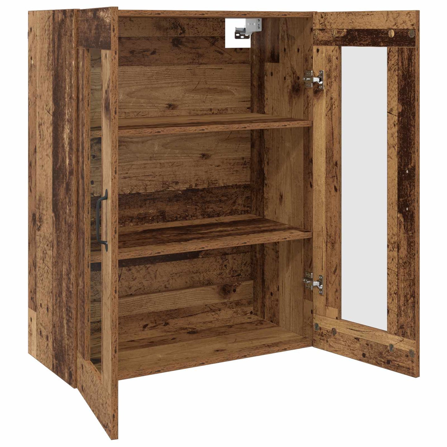 vidaXL Ντουλάπια Τοίχου 2 pcs Παλαιό ξύλο 69,5 x 34 x 90 εκ.