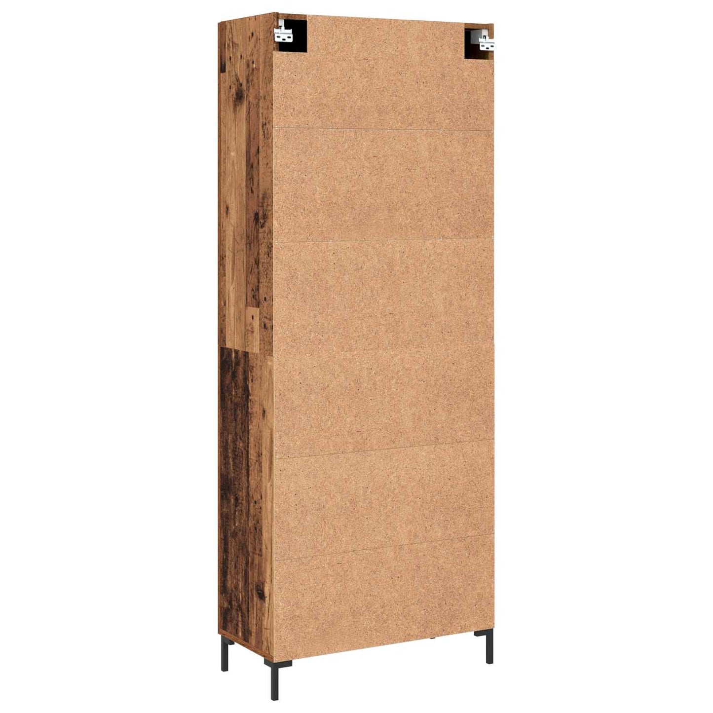 vidaXL Highboard Παλαιό ξύλο 69,5 x 34 x 180 εκ. Επεξεργασμένο ξύλο