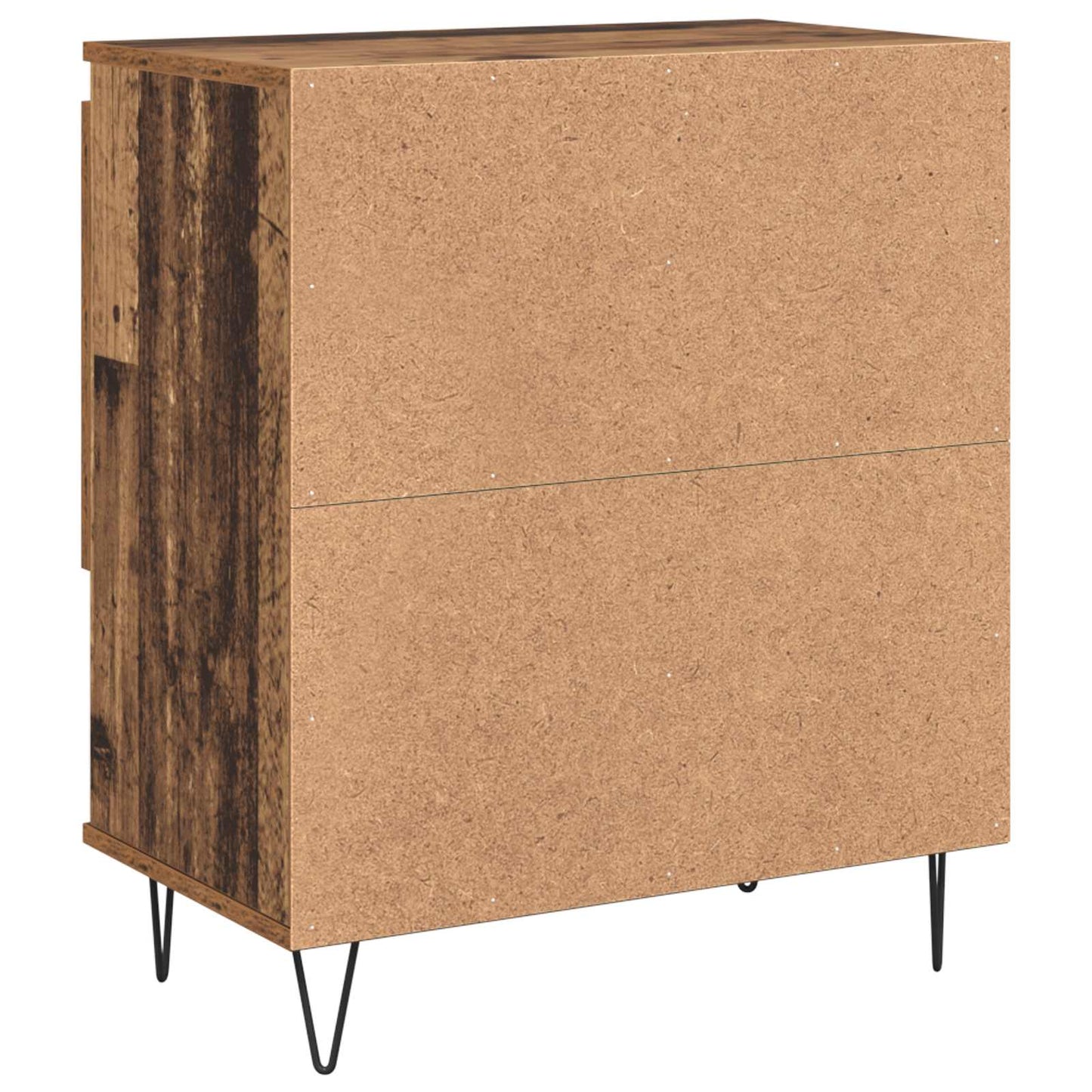 vidaXL Πλαϊνό γραφείο 2 pcs Παλιό ξύλο 60 x 35 x 70 cm