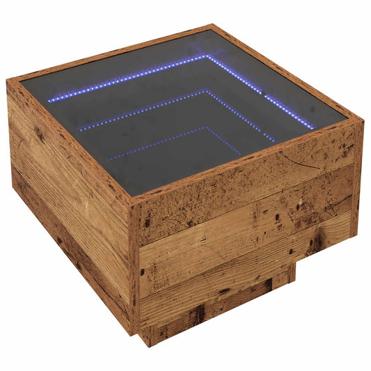 vidaXL Τραπεζάκι σαλονιού Παλιό ξύλο 40 x 40 x 30 cm