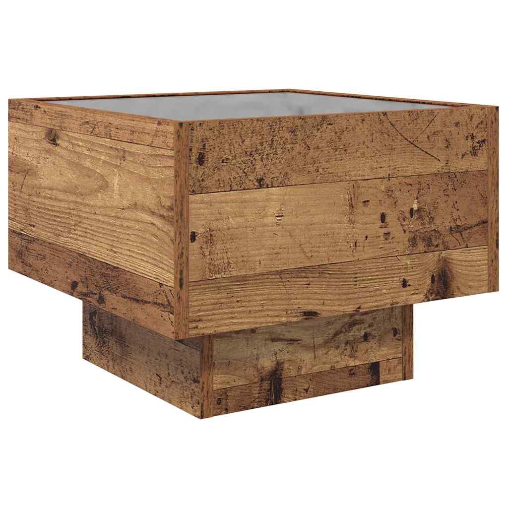 vidaXL Τραπεζάκι σαλονιού Παλιό ξύλο 40 x 40 x 30 cm