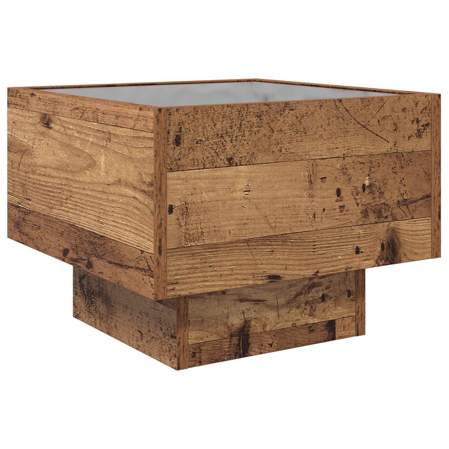 vidaXL Τραπεζάκι σαλονιού Παλιό ξύλο 40 x 40 x 30 cm