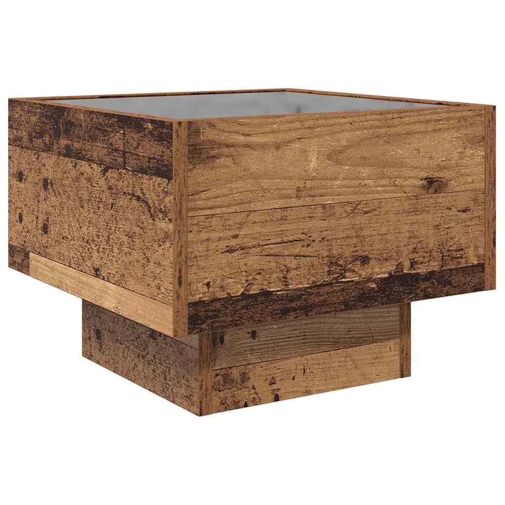 vidaXL Τραπεζάκι σαλονιού Παλιό ξύλο 40 x 40 x 30 cm