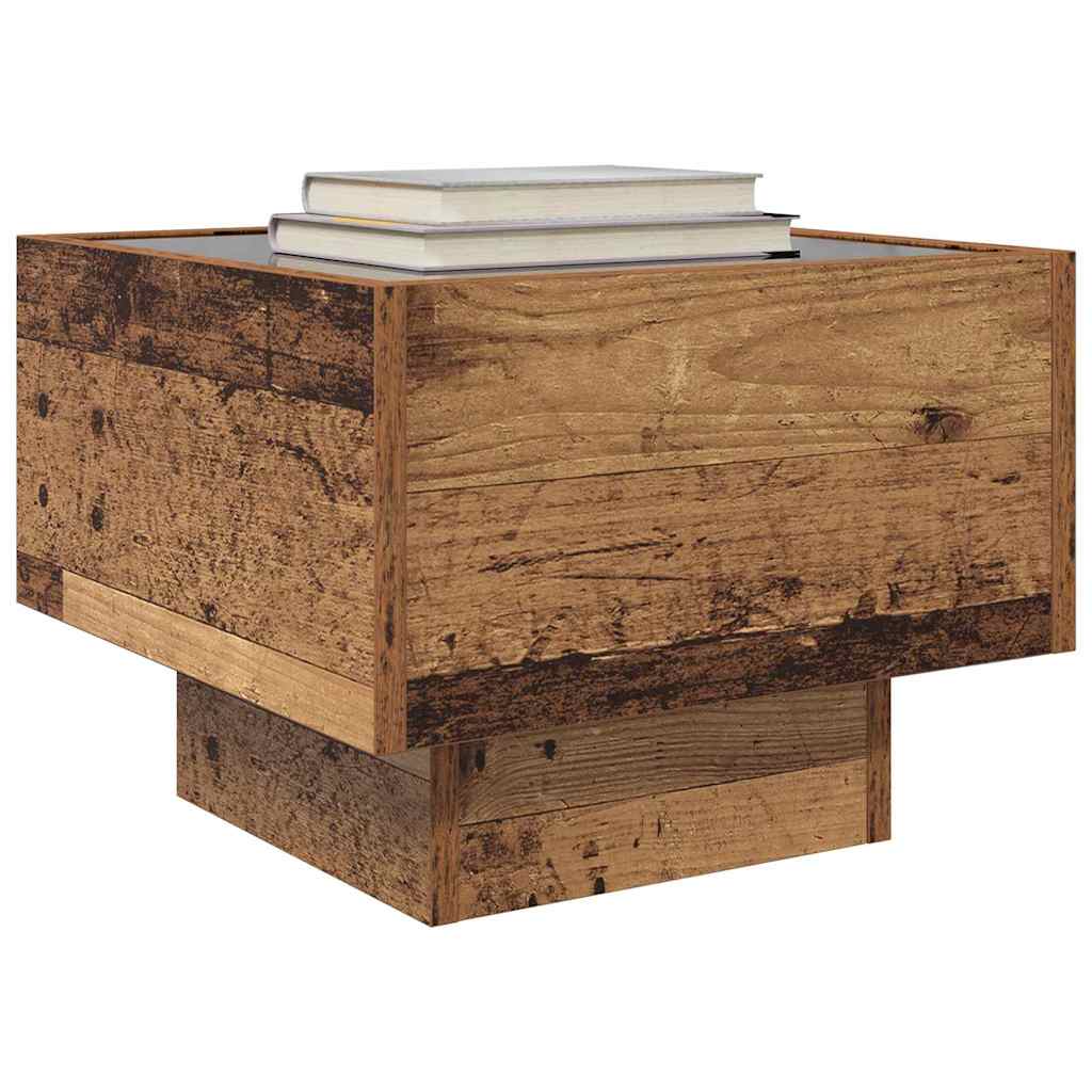 vidaXL Τραπεζάκι σαλονιού Παλιό ξύλο 40 x 40 x 30 cm