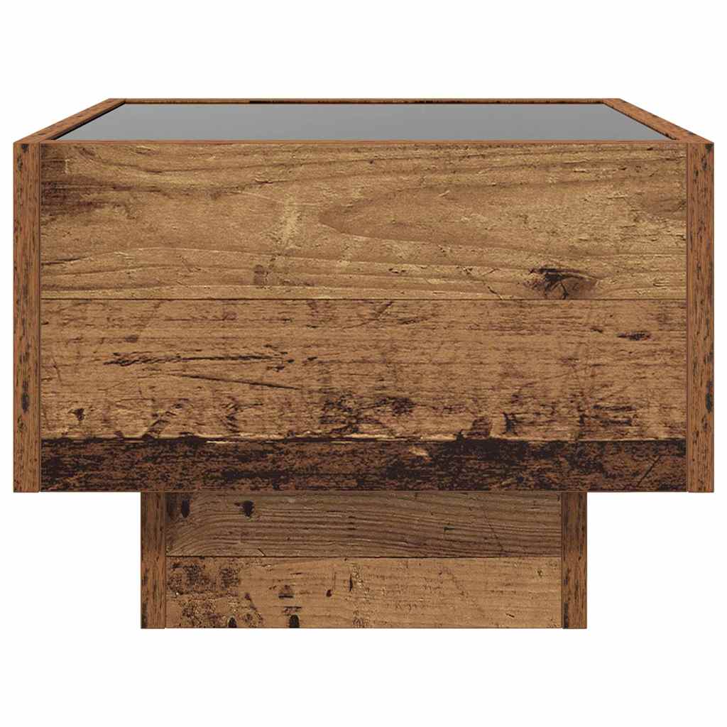vidaXL Τραπεζάκι σαλονιού Παλιό ξύλο 40 x 40 x 30 cm