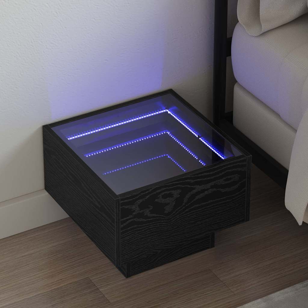 vidaXL Ντουλάπι αποθήκευσης Μαύρη δρυς 40 x 40 x 30 cm